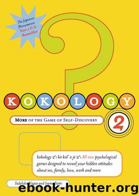 Kokology 2 by Tadahiko Nagao & Isamu Saito