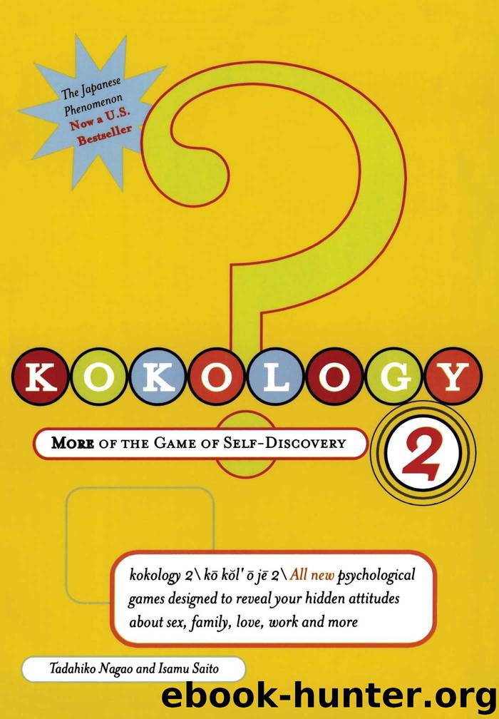 Kokology 2: More of the Game of Self-Discovery by Tadahiko Nagao