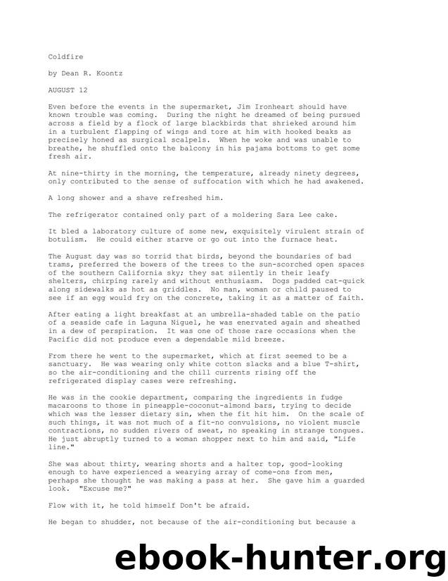 Koontz, Dean - Cold Fire by Koontz Dean