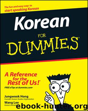 Korean For Dummies by Jungwook Hong & Wang Lee