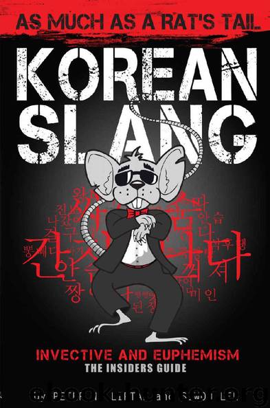 Korean Slang: As Much as a Rat's Tail: Learn Korean Language and Culture through Slang, Invective and Euphemism by Peter Liptak & Siwoo Lee