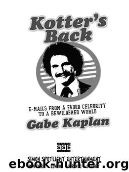 Kotter's Back by Gabe Kaplan