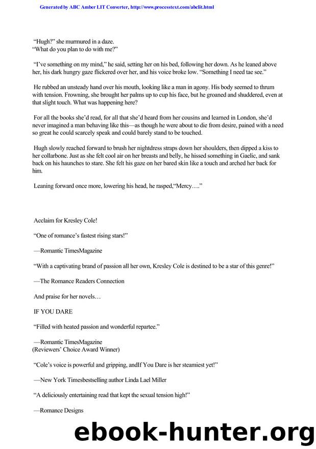 Kresley Cole - MacCarrick Brothers - 2 by If You Desire