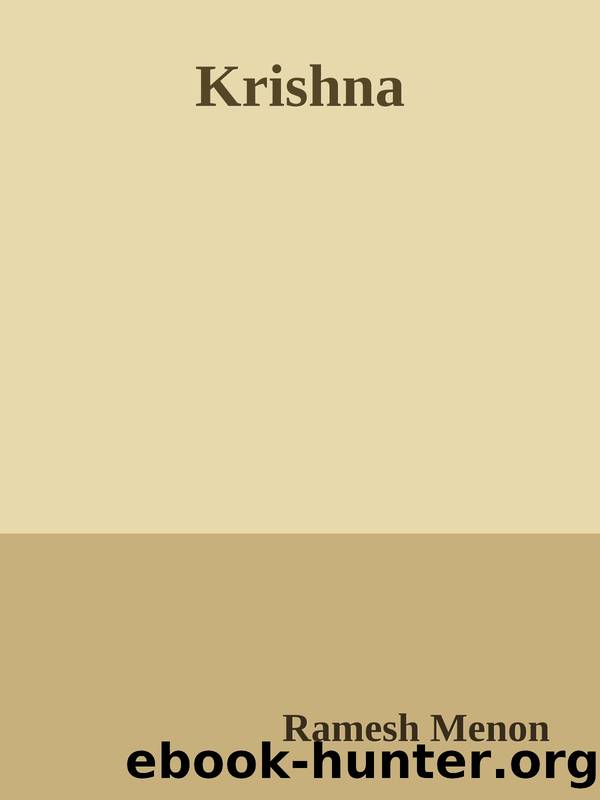 Krishna by Ramesh Menon