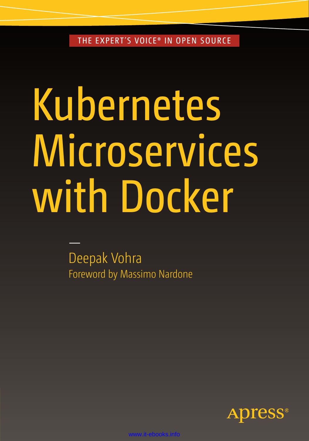 Kubernetes Microservices with Docker by Deepak Vohra
