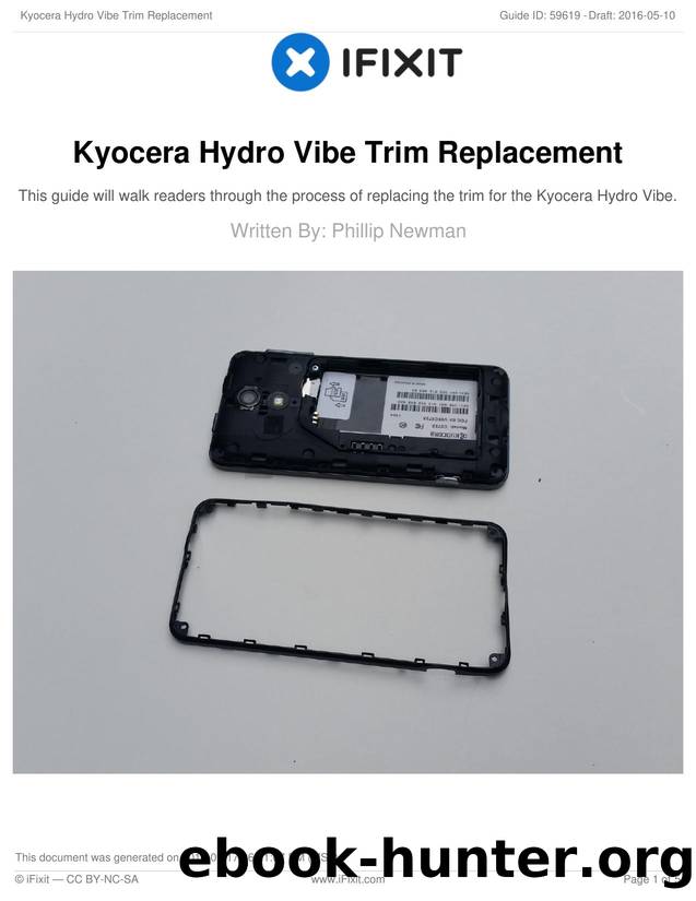 Kyocera Hydro Vibe Trim Replacement by Unknown