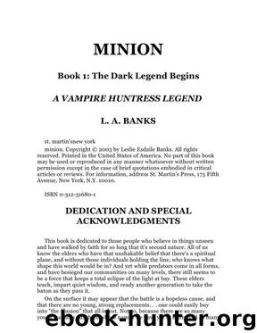 L A Banks-Vampire Huntress 01 by Minion