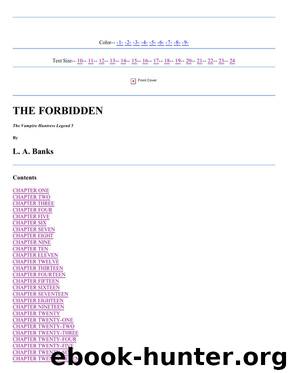 L A Banks-Vampire Huntress 05 by The Forbidden