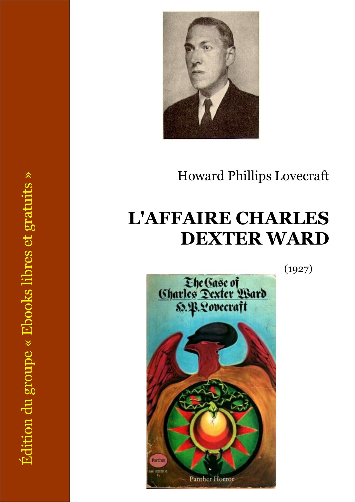 L'AFFAIRE CHARLES DEXTER WARD by Howard Phillips Lovecraft