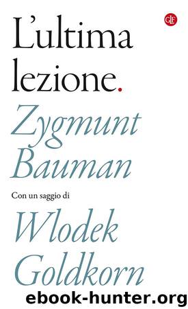 L'ultima lezione by Zygmunt Bauman