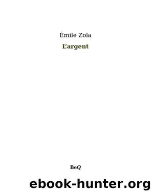 L’argent by Émile Zola