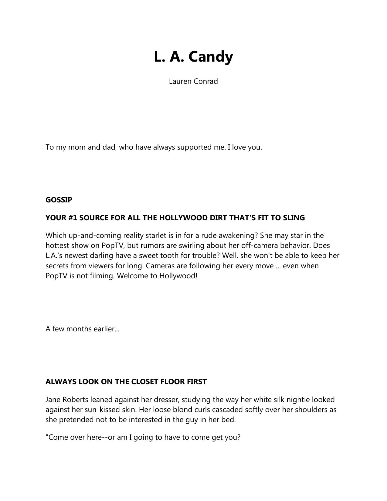 L.A. Candy by Lauren Conrad