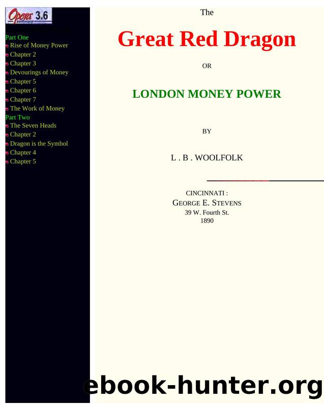 L.B. Woolfolk, The Great Red Dragon by Unknown