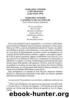 LADY ORACOLO by MARGARET ATWOOD