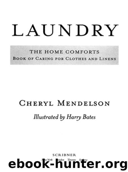 LAUNDRY by Cheryl Mendelson