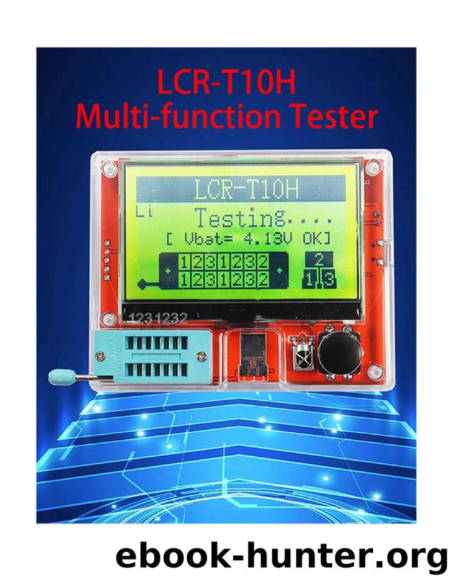 LCR-10H tester User Manual by Unknown