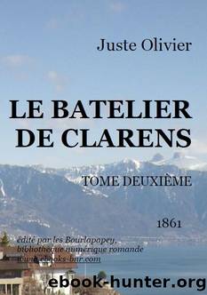 LE BATELIER DE CLARENS (tome 2 by Juste Olivier