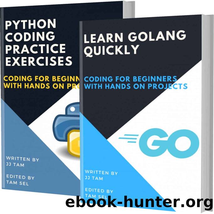 LEARN GOLANG QUICKLY AND PYTHON CODING PRACTICE EXERCISES: Coding For Beginners by TAM JJ