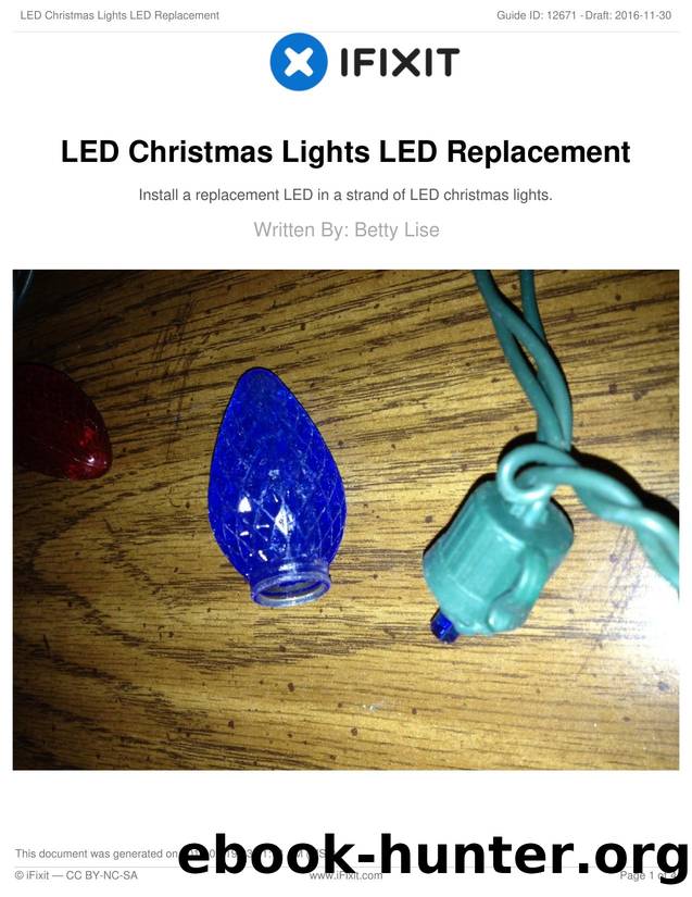 LED Christmas Lights LED Replacement by Unknown
