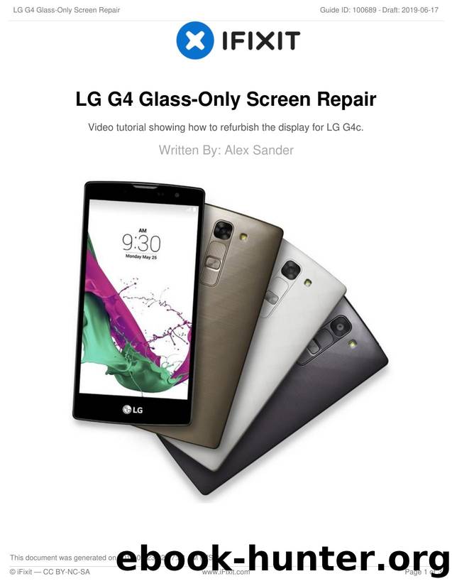 LG G4 Glass-Only Screen Repair by Unknown