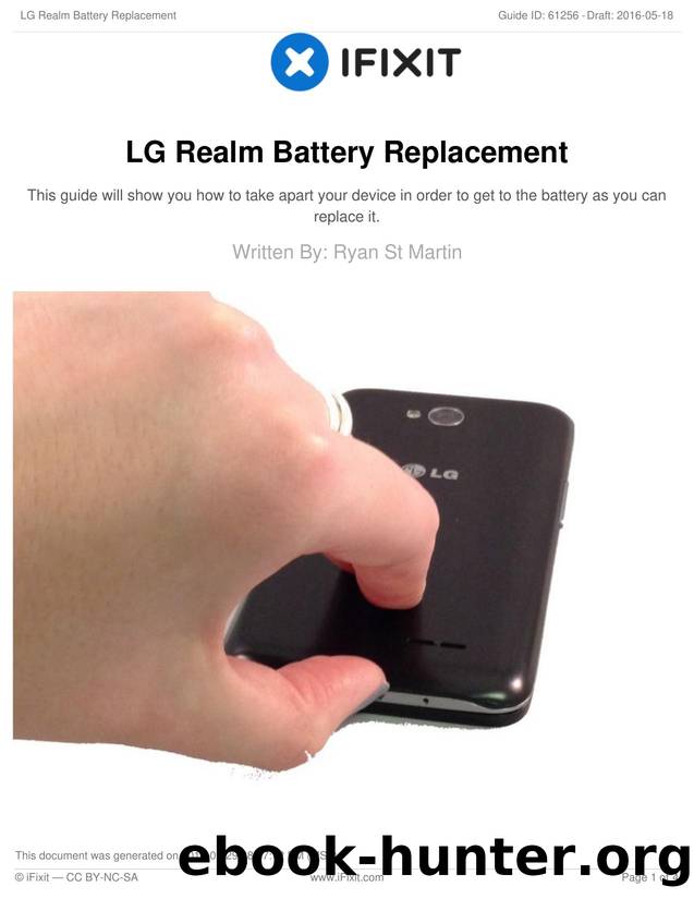 LG Realm Battery Replacement by Unknown