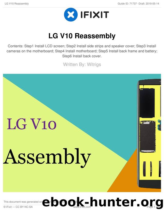 LG V10 Reassembly by Unknown