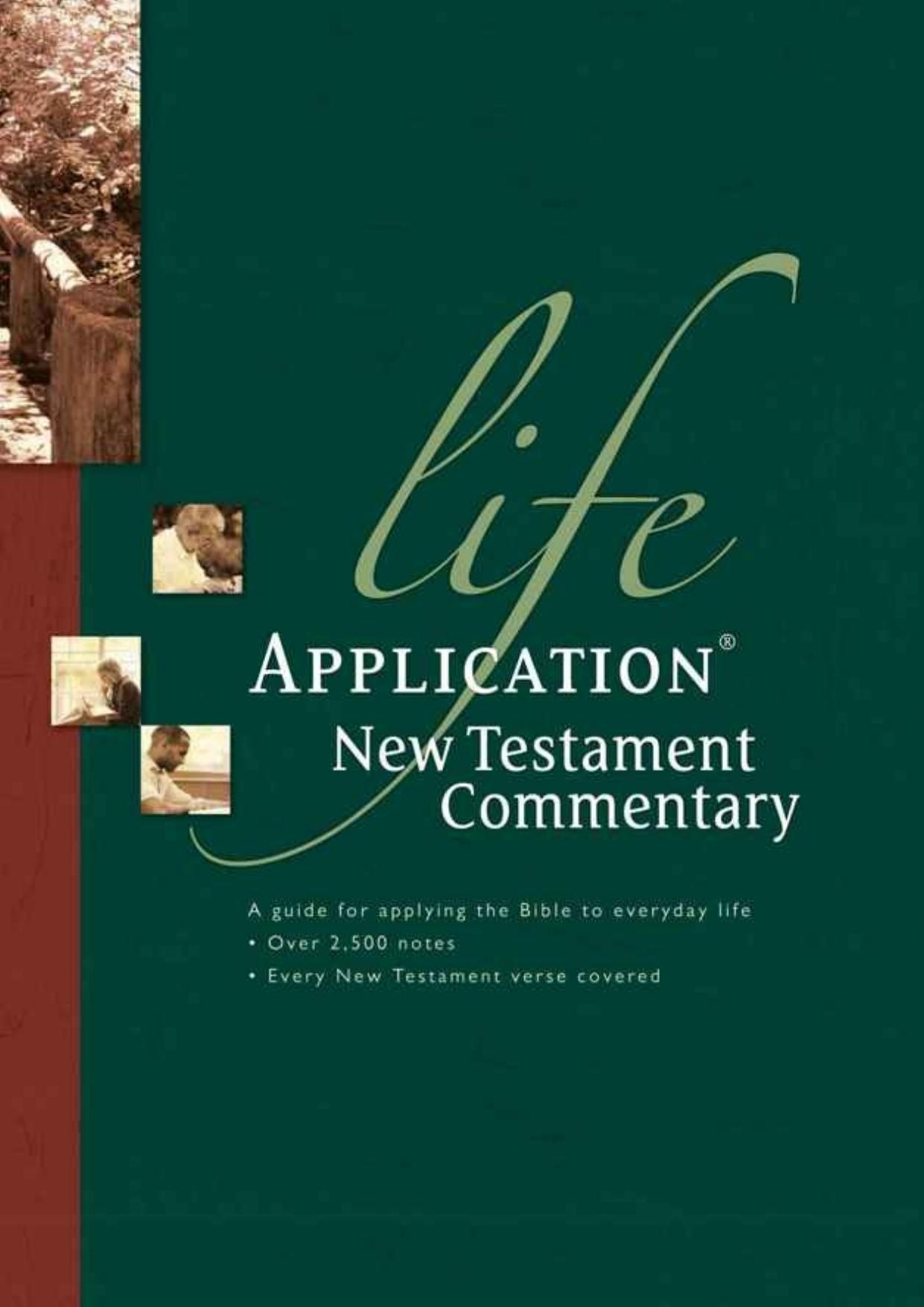LIFE APPLICATION STUDY BIBLE (NT) by Bruce Barton