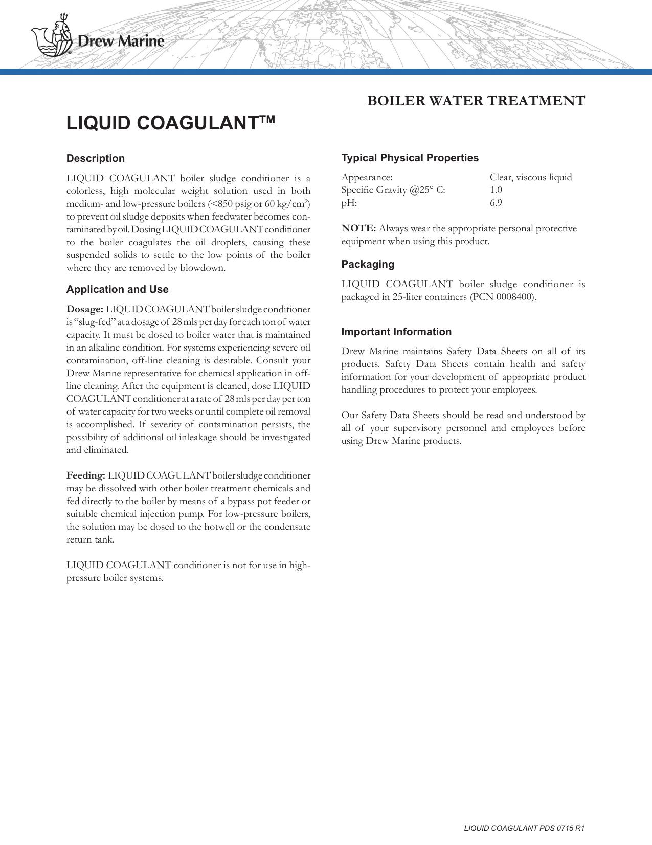 LIQUID COAGULANT PDS by Unknown