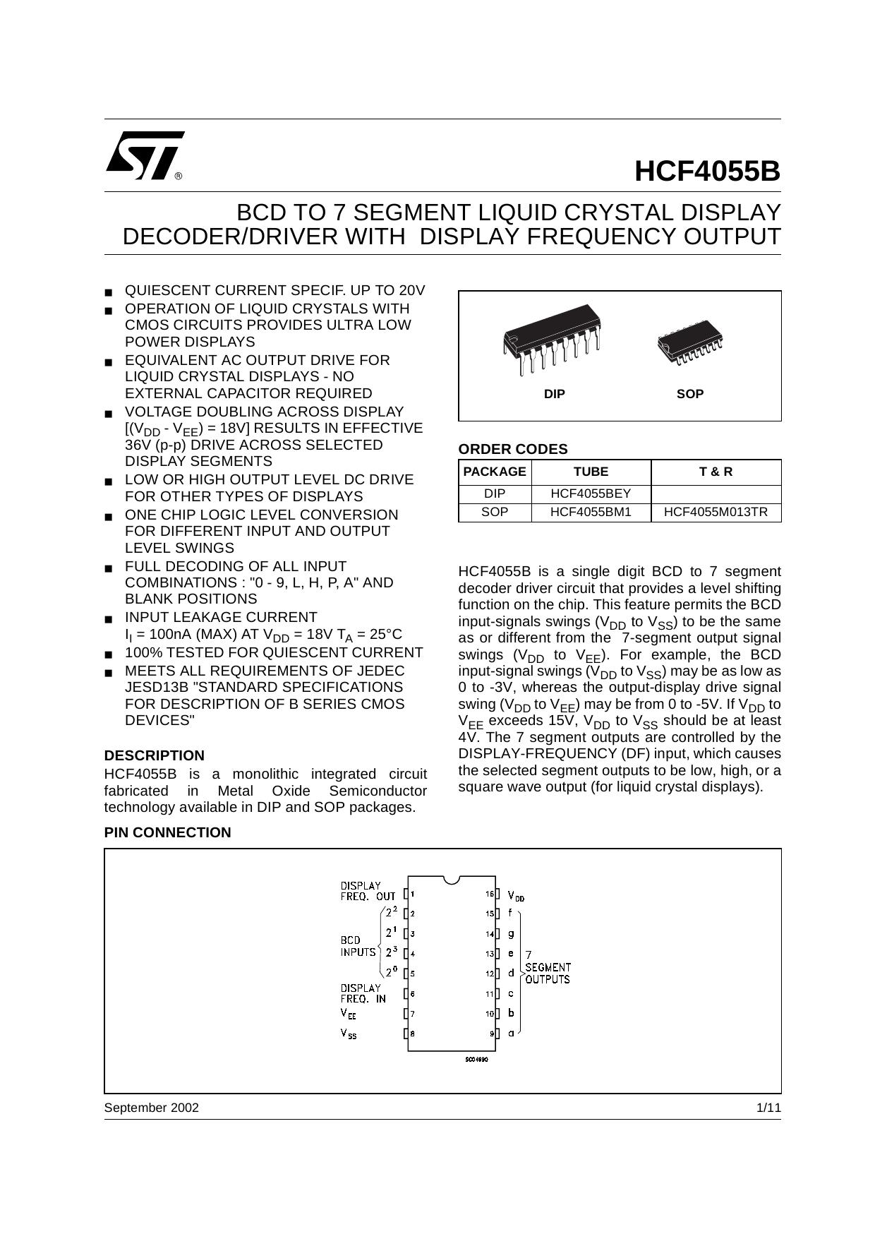 LIQUID-CRYSTAL DISPLAY DRIVERS by STMicroelectronics
