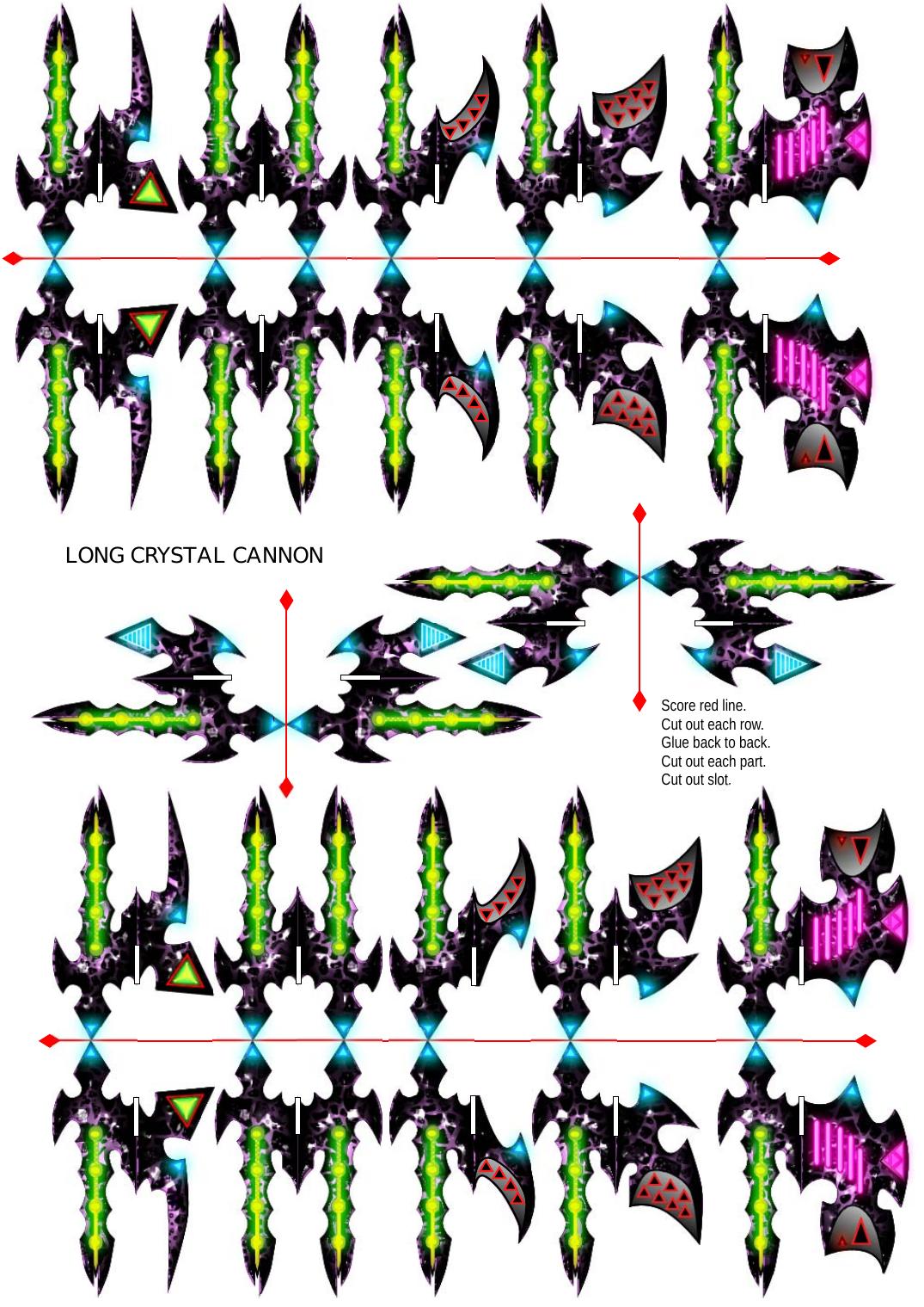 LONG CRYSTAL CANNON by JIM
