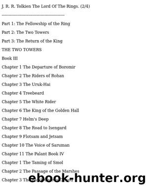 LOTR 02 The Two Towers by Tolkien JRR