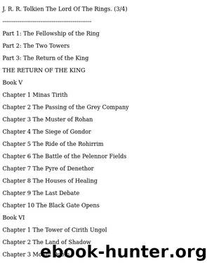 LOTR 03 The Return Of The King by Tolkien JRR