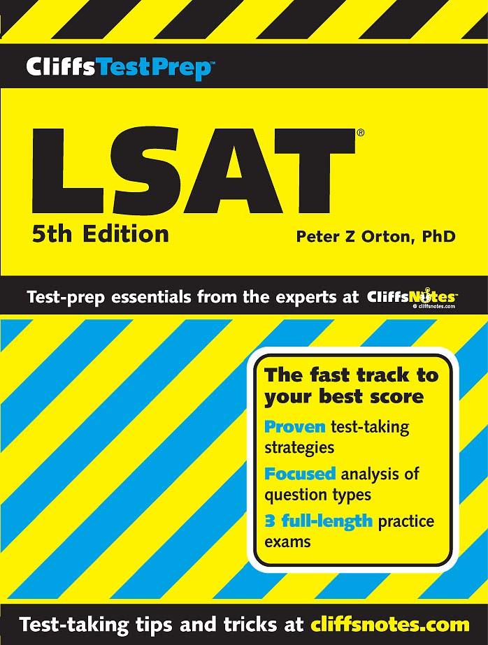 LSAT (Cliffs Test Prep) by Peter Z. Orton