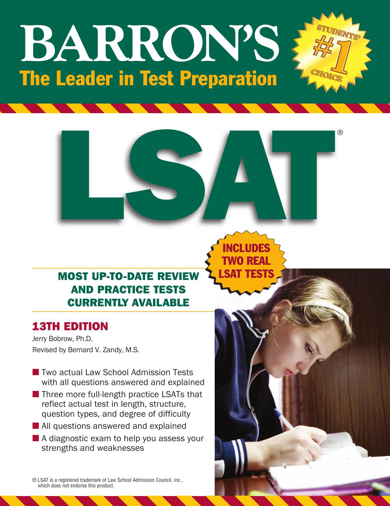 LSAT: Law School Admission Test by Bowbrow Jerry;Orton Peter Z