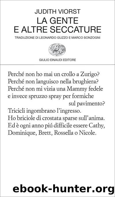 La gente e altre seccature by Judith Viorst