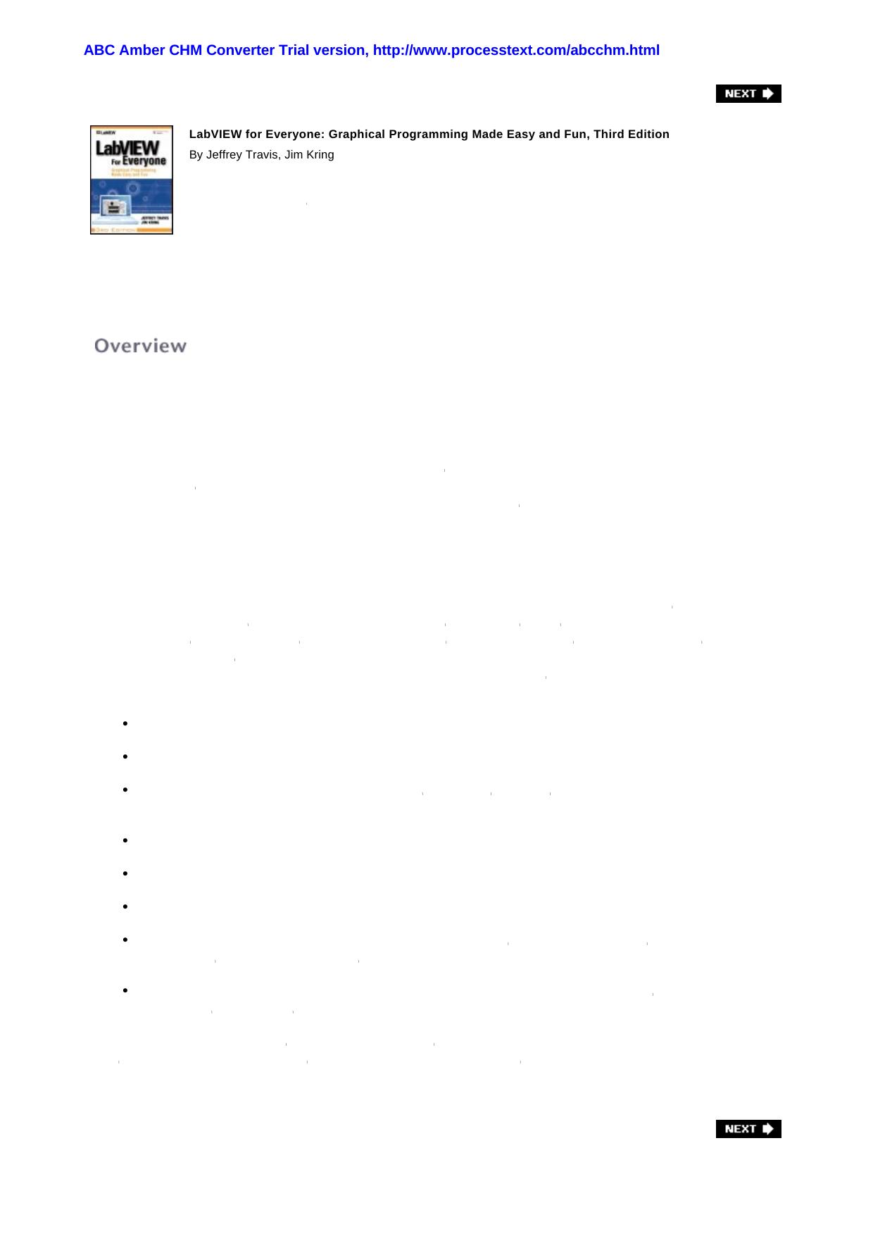 LabVIEW for Everyone: Graphical Programming Made Easy and Fun by Jeffrey Travis
