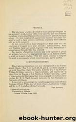 Laboratory manual for soil physics by University of California Libraries