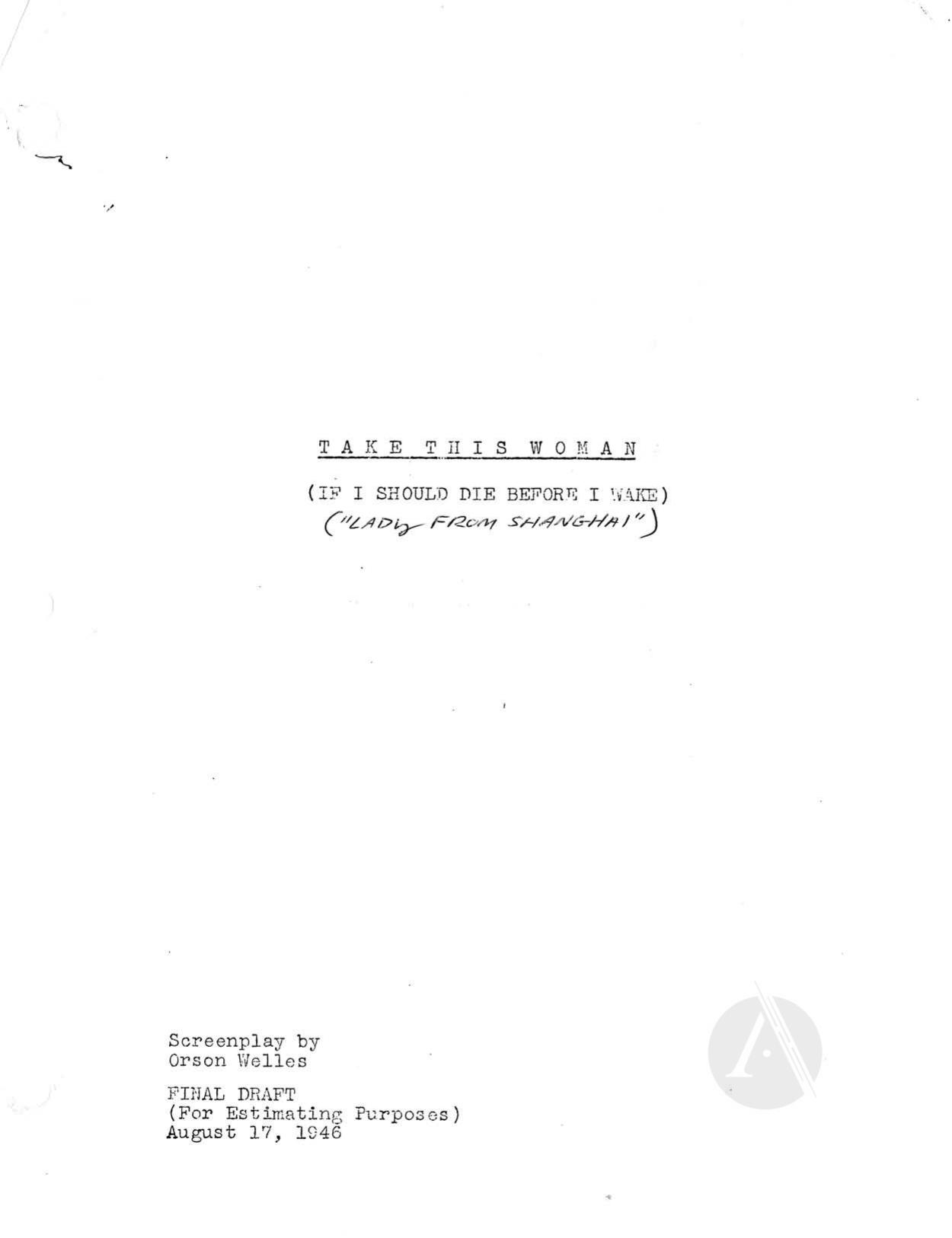 Lady From Shanghai (1947) by Unknown