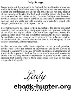 Lady Savage by Donna Lea Simpson