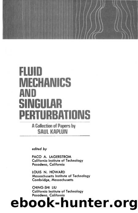 Lagerstrom P. Fluid Mechanics and Singular Perturbations...1967 by 4<8=8AB@0B>@