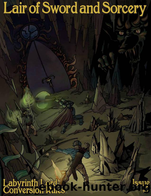 Lair of Sword & Sorcery Issue 7 Labyrinth Lord Conversion by Unknown