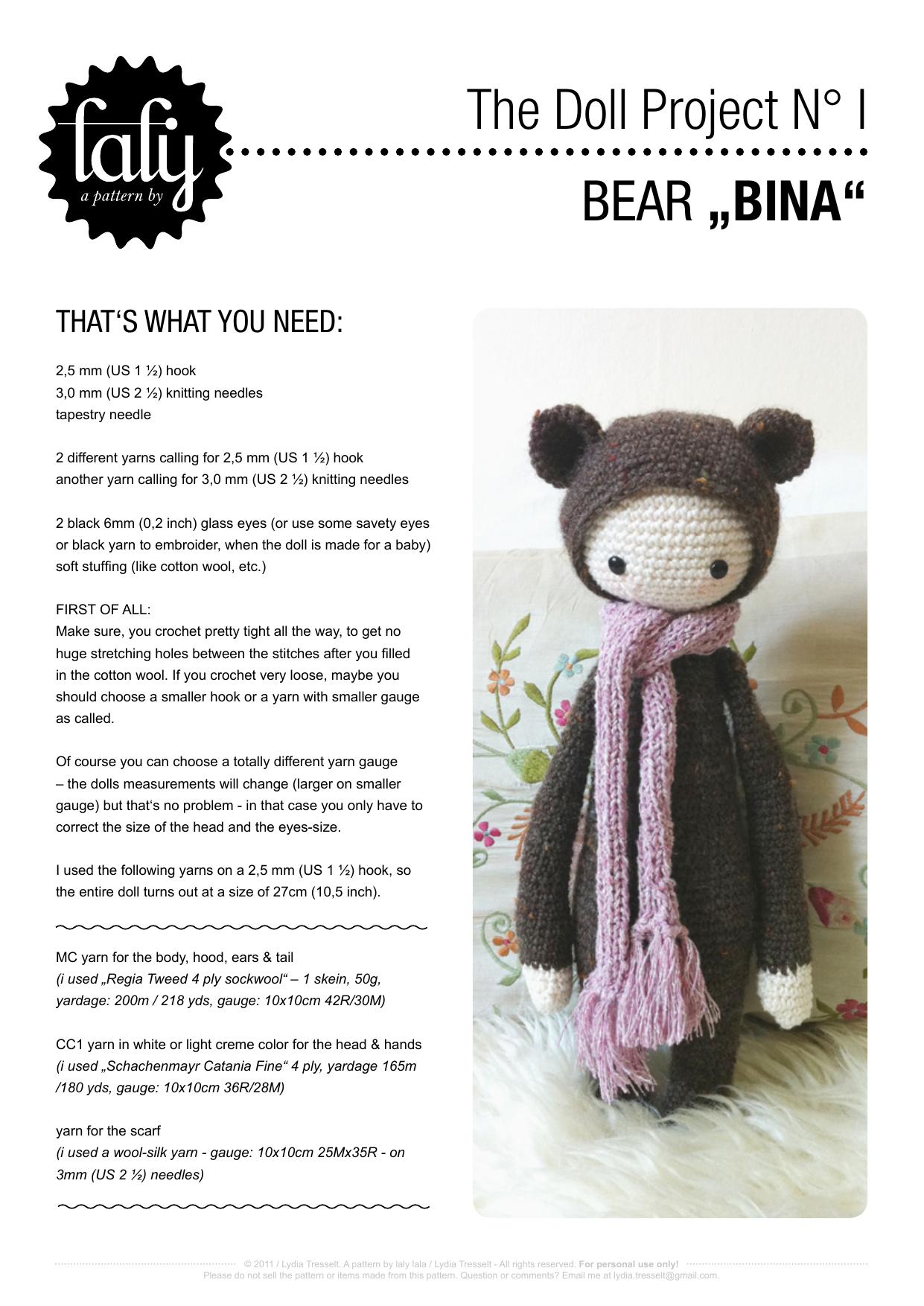 LalyLala - The Doll Project No 1 by Bear Bina