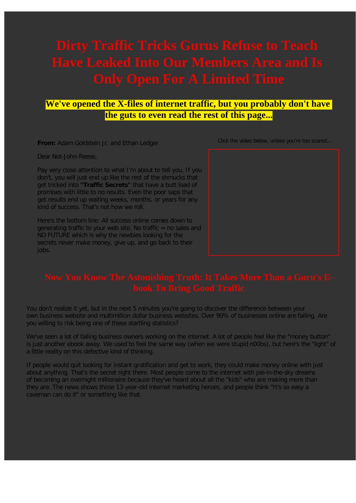 Lame Affiliates Need Not Look Here - Super Affiliates Only. by Best of Kuszter's Collection