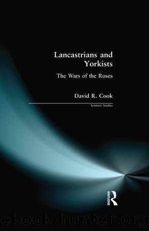 Lancastrians and Yorkists by D.R. Cook
