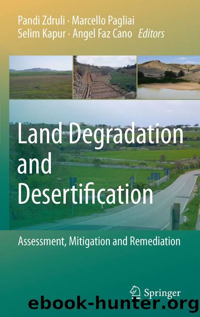 Land Degradation and Desertification: Assessment, Mitigation and Remediation by Pandi Zdruli Marcello Pagliai Selim Kapur & Angel Faz Cano