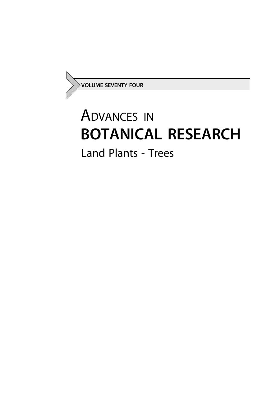 Land Plants - Trees, by Adam-Blondon Anne-Françoise; Plomion Christophe