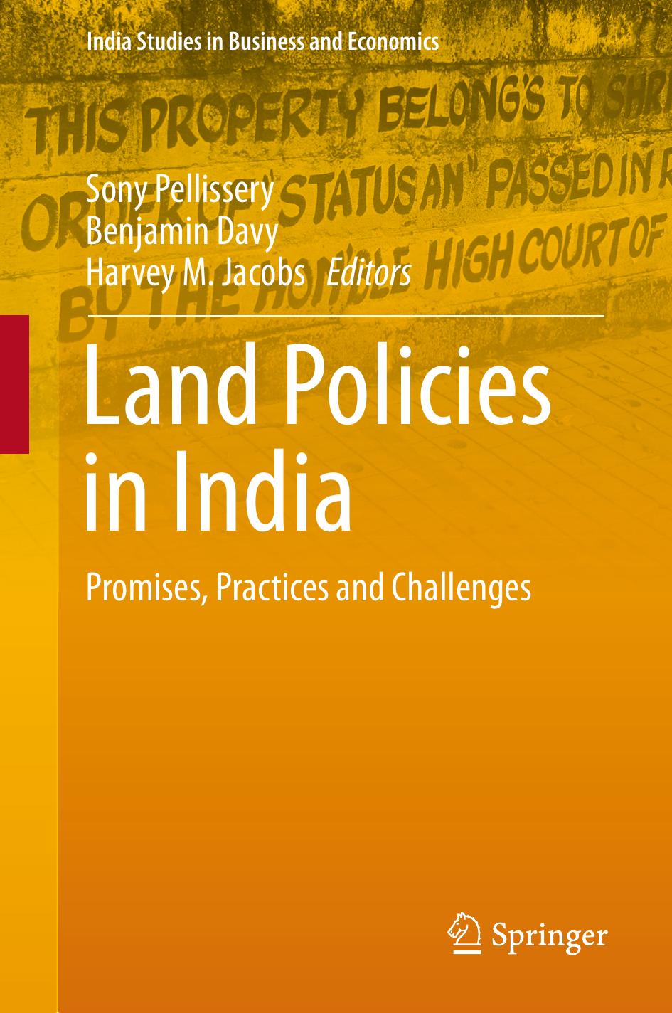 Land Policies in India : Promises, Practices and Challenges by Davy