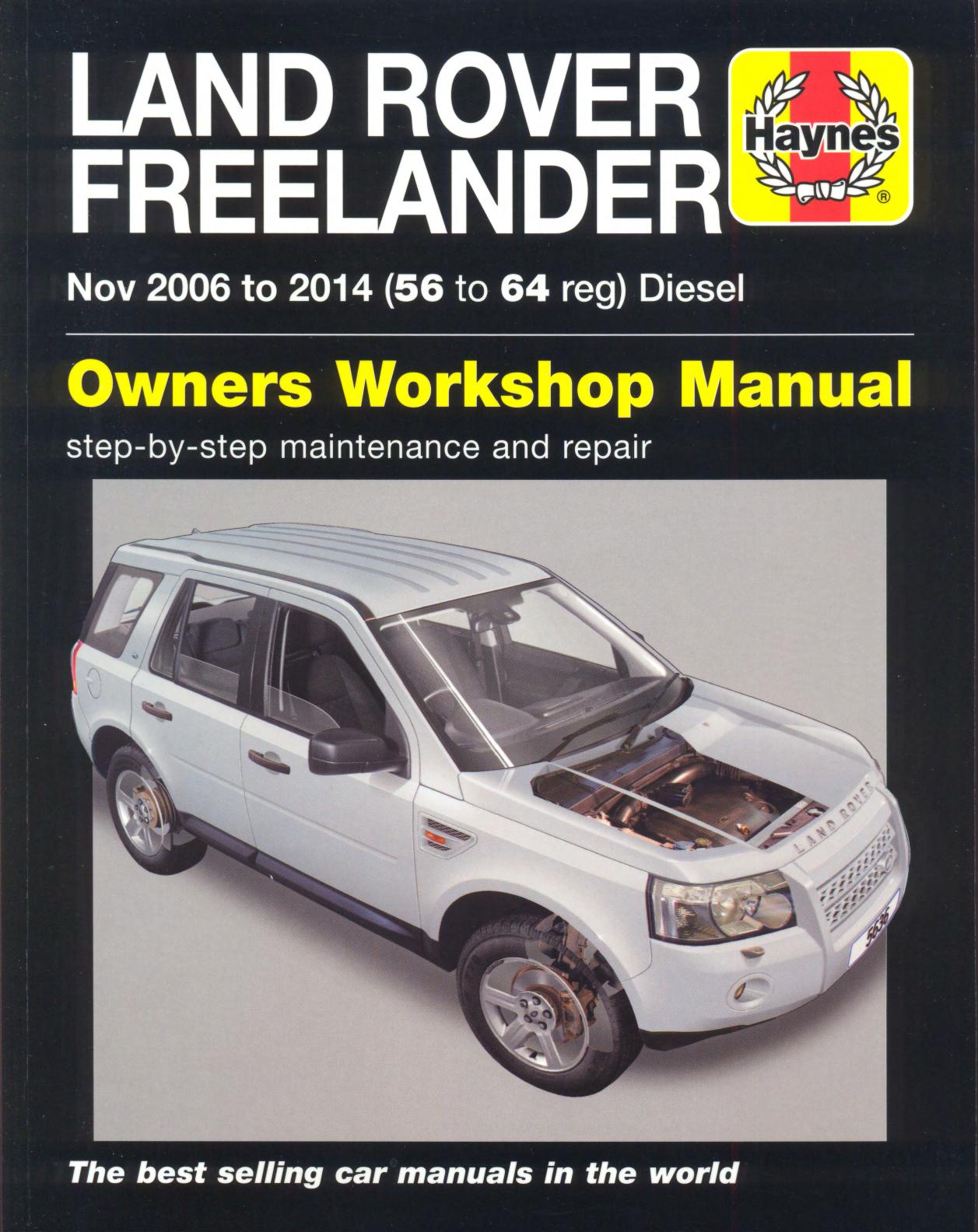 Land Rover FREELANDER Ownwers Workshop Manual by Haynes