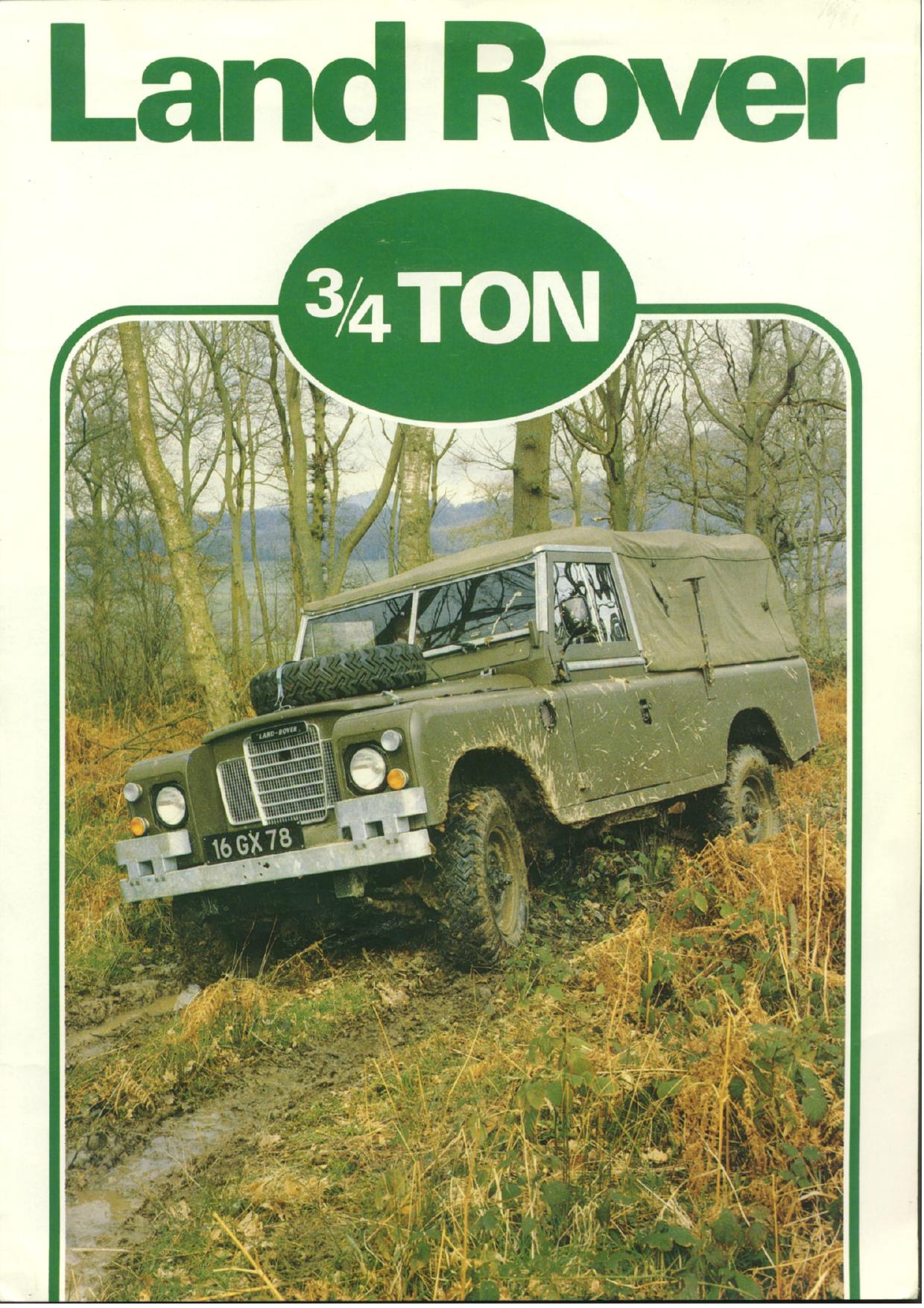 Land Rover Series III Military Advert by Rover