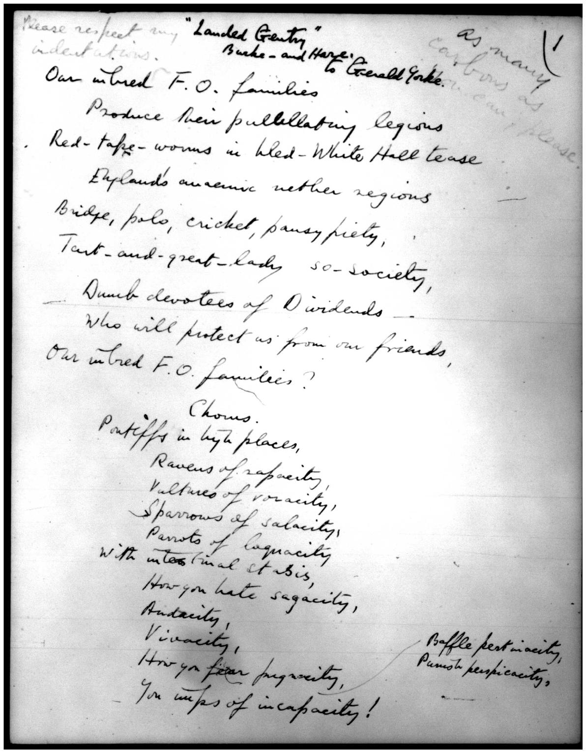 Landed Gentry by Unknown